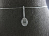 .25CT DIAMOND 14KT WHITE GOLD 3D ROUND & BAGUETTE OVAL TENNIS RACKET FUN PENDANT