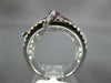ESTATE LARGE 1.73CT DIAMOND & AAA RUBY 14KT WHITE GOLD LUCKY STARFISH FUN RING