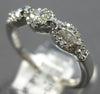 .47CT DIAMOND 14KT WHITE GOLD 3 STONE MARQUISE & ROUND WEDDING ANNIVERSARY RING