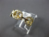 ESTATE .50CT DIAMOND 14KT YELLOW GOLD 3D CLASSIC OVAL LINK LOVE KNOT FUN RING