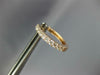 ESTATE .58CT DIAMOND 14KT ROSE GOLD 3D 2MM CLASSIC OVAL HUGGIE HANGING EARRINGS