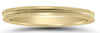 ESTATE CLASSIC HANDCRAFTED 14KT YELLOW GOLD SOLID 2MM MILGRAIN ANNIVERSARY RING