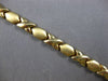 ESTATE 14KT YELLOW GOLD 3D CLASSIC XO MATTE & SHINY LOVE BRACELET