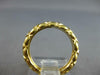 ESTATE 18KT YELLOW GOLD 3D TIFFANY & CO CRISS CROSS WEDDING ANNIVERSARY RING
