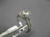 1.20CT WHITE & LIGHT CHOCOLATE FANCY DIAMOND 14KT WHITE GOLD 3D ENGAGEMENT RING