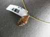 ESTATE 1.36CT AAA CITRINE 18KT YELLOW GOLD 3D CLASSIC SHELL FUN FLOATING PENDANT