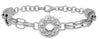 1.55CT DIAMOND 18K WHITE GOLD STAR CIRCULAR BY THE YARD ADJUSTABLE LOVE BRACELET