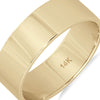 ESTATE 14KT YELLOW GOLD 3D CLASSIC 6MM SQUARE DESIGN WEDDING ANNIVERSARY RING
