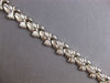 ESTATE WIDE 14KT WHITE GOLD 3D CLASSIC MATTE & SHINY MULTI BOW FUN BRACELET
