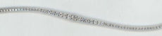 2.37CT DIAMOND 18KT WHITE GOLD ROUND CLASSIC GRADUATING ETERNITY TENNIS BRACELET