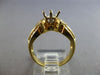 .70CT DIAMOND 14K YELLOW GOLD ROUND & PRINCESS SEMI MOUNT ENGAGEMENT RING #28075