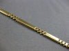 ESTATE LONG 14KT YELLOW GOLD 3D CLASSIC SOLID CUBAN MULTI BAR UNISEX BRACELET