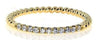 ESTATE .14CT DIAMOND 18KT YELLOW GOLD 3D CLASSIC ROUND ROPE ANNIVERSARY RING