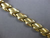 ESTATE WIDE & LONG 14KT YELLOW GOLD CLASSIC MATTE & SHINY ITALIAN LOVE BRACELET