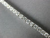 ESTATE 5.05CT DIAMOND 14KT WHITE GOLD 3D CLASSIC ROUND 4 PRONG TENNIS BRACELET
