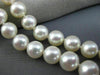 ESTATE AAA 8MM SOUTH SEA PEARL 14KT WHITE GOLD 3D CLASSIC LOVE NECKLACE #26210