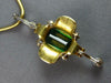ANTIQUE LARGE 5.61CT DIAMOND & AAA TOURMALINE 18K 2 TONE GOLD 3D NECKLACE #27498