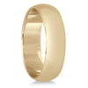 ESTATE SOLID 14KT YELLOW GOLD 3D CLASSIC 5MM UNISEX WEDDING ANNIVERSARY RING