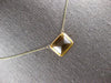 LARGE 6.05CT AAA CITRINE 14KT YELLOW GOLD 3D EMERALD CUT SOLITAIRE LOVE NECKLACE