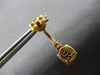 ESTATE LARGE 2.12CT DIAMOND 18KT ROSE GOLD CLUSTER SQUARE FUN HANGING EARRINGS