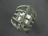 ESTATE EXTRA LARGE .96CT DIAMOND 14KT WHITE GOLD CLASSIC MULTI ROW BAR LOVE RING