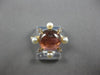 3.87CT DIAMOND & AAA PINK TOURMALINE & SOUTH SEA PEARL 18KT ROSE GOLD LOVE RING