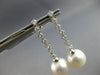 .42CT DIAMOND & AAA SOUTH SEA PEARL 18KT WHITE GOLD 3D JOURNEY HANGING EARRINGS