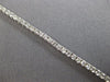 ESTATE 2.0CT DIAMOND 14KT WHITE GOLD 3D CLASSIC 2MM ROUND FUN TENNIS BRACELET