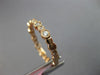 .26CT DIAMOND 18K ROSE GOLD 3D ROUND 2MM FILIGREE SEMI ETERNITY ANNIVERSARY RING