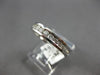 .60CT DIAMOND 14KT WHITE GOLD 3D CHANNEL SEMI ETERNITY WEDDING ANNIVERSARY RING