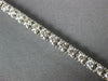 ESTATE 3.02CT DIAMOND 14KT WHITE GOLD 3D ROUND CLASSIC 4 PRONG TENNIS BRACELET