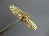 ESTATE WIDE 14K YELLOW GOLD HANDCRAFTED FILIGREE FUN CUFF BANGLE BRACELET #27477