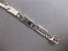 ESTATE 14KT WHITE GOLD 3D CLASSIC GEOMETRICAL ITALIAN HANDCRAFTED LOVE BRACELET