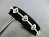 ESTATE 2.17CT DIAMOND 14KT WHITE GOLD MULTI HEART FILIGREE LOVE TENNIS BRACELET