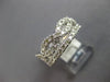 1.02CT DIAMOND 14KT WHITE GOLD 3D CLASSIC CRISS CROSS INFINITY ANNIVERSARY RING
