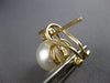 LARGE .29CT DIAMOND & AAA SOUTH SEA PEARL 14KT YELLOW GOLD FUN CLIP ON EARRINGS