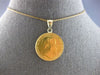 22KT YELLOW GOLD 3D 1907 EDWARDVS VII D:G: BRITT: OMN: REX F: D IND: IMP: #28099