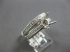 .71CT DIAMOND 18K WHITE GOLD 4 PRONG SEMI MOUNT ENGAGEMENT WEDDING BAND RING SET