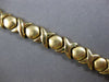 ESTATE 14KT YELLOW GOLD 3D CLASSIC MATTE & SHINY XO FUN LOVE BRACELET