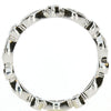 .54CT DIAMOND 18KT WHITE GOLD ROUND & MARQUISE SHAPE ETERNITY ANNIVERSARY RING