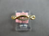 ESTATE .24CT DIAMOND 14KT YELLOW GOLD CLASSIC INFINITY 3/4TH ETERNITY LOVE RING