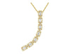 .46CT DIAMOND 14KT YELLOW GOLD ROUND & BAGUETTE MULTI SQUARE OCTAGON FUN PENDANT