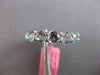 4.99CT AAA AQUAMARINE 14KT WHITE GOLD 3D ROUND CLASSIC ETERNITY ENGAGEMENT RING