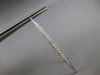 EXTRA LARGE 1.19CT DIAMOND 14KT WHITE GOLD LONG GRADUATING BAR HANGING EARRINGS