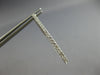 ESTATE LARGE 1.45CT DIAMOND 14K WHITE GOLD INSIDE OUT OVAL HOOP HANGING EARRINGS