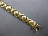 ESTATE 14KT YELLOW GOLD 3D CLASSIC MATTE & SHINY XO FUN LOVE BRACELET