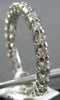 1.13CT DIAMOND 14KT WHITE GOLD ROUND 3D SHARED PRONG ETERNITY ANNIVERSARY RING