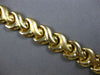 ESTATE WIDE 14KT YELLOW GOLD CLASSIC MATTE & SHINY LOVE KNOT DESIGN FUN BRACELET