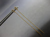 ESTATE .14CT DIAMOND 18KT YELLOW GOLD 3D GEOMETRICAL BAR FUN HANGING EARRINGS