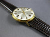 ESTATE LARGE JULES JURGENSEN 18K YELLOW GOLD BLACK ENAMEL AUTOMATIC WATCH #27782